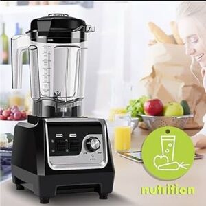 High-Power‎ Countertop Blender 2000ML Jar – Smoothies, Juices, Kitchen Nutrition